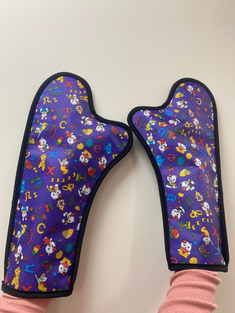 Veteriner Parmaksız Kurşun Eldiven (Model 2 - Slit Mitt) 2