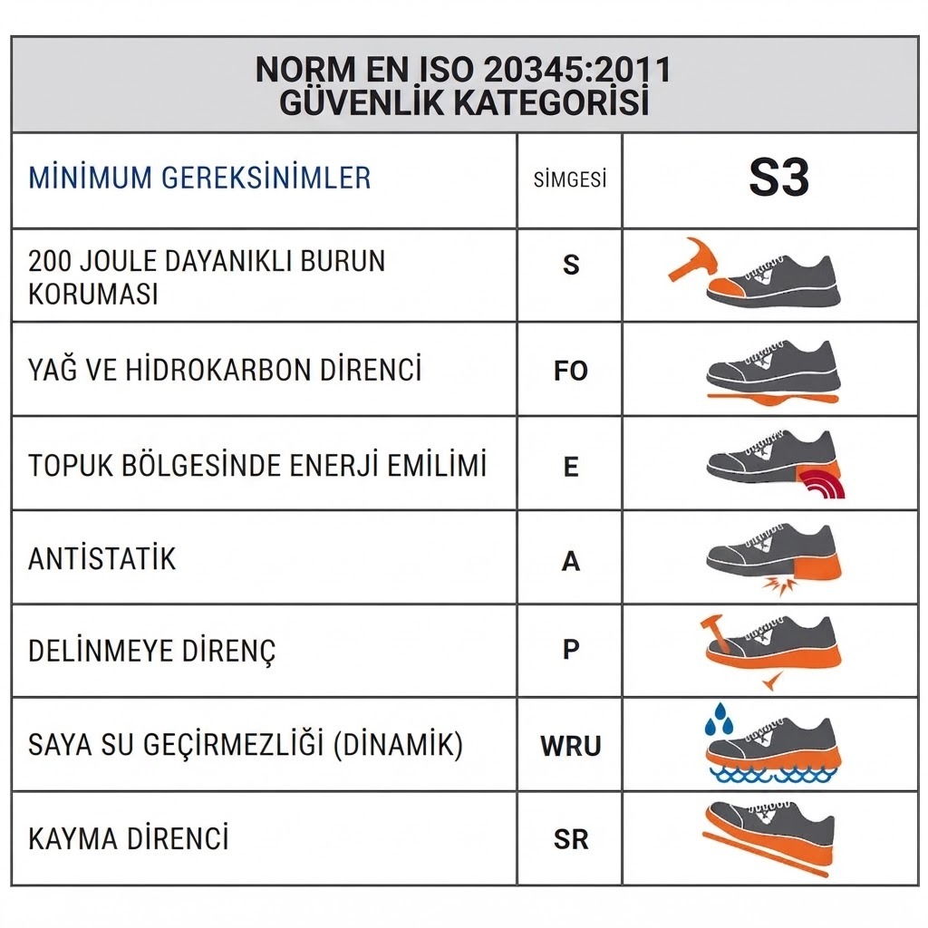 EN ISO 20345:2011 Safety Category