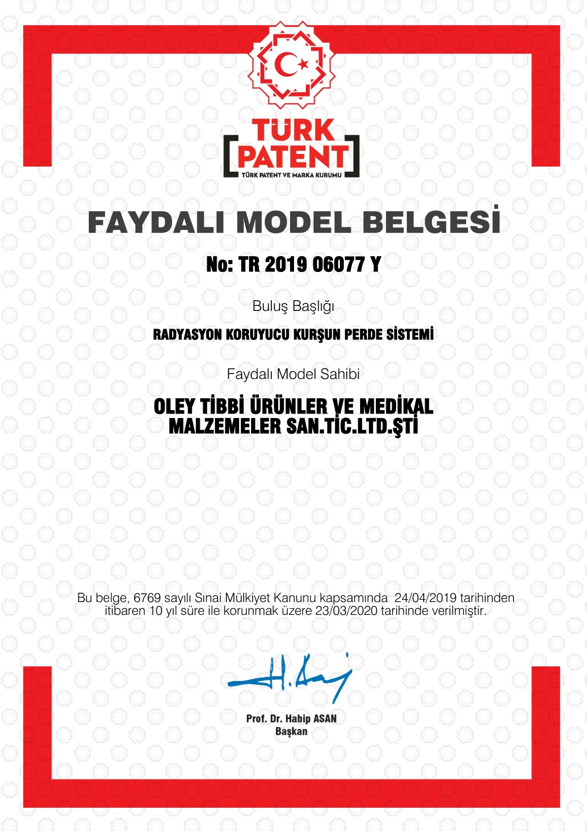 Model Belgesi